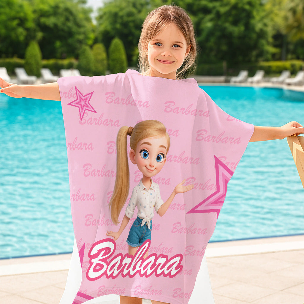 Baby Doll - Personalized Hooded Beach Towel