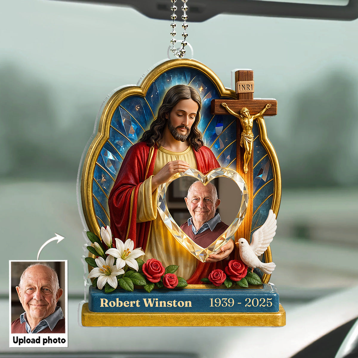 Guardian Of My Heart - Personalized Car Ornament