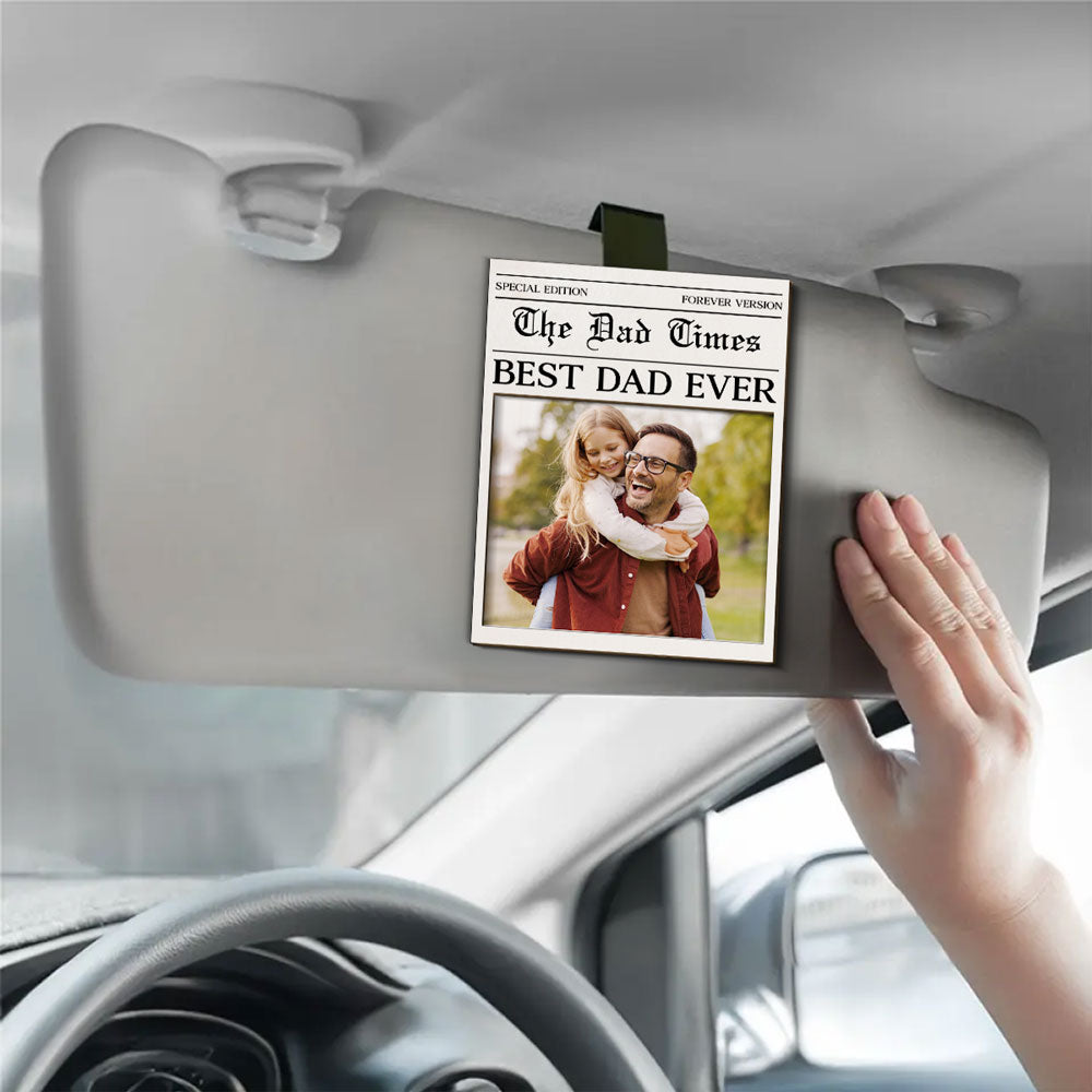 Drive Safe Daddy - Personalized Car Visor Clip
