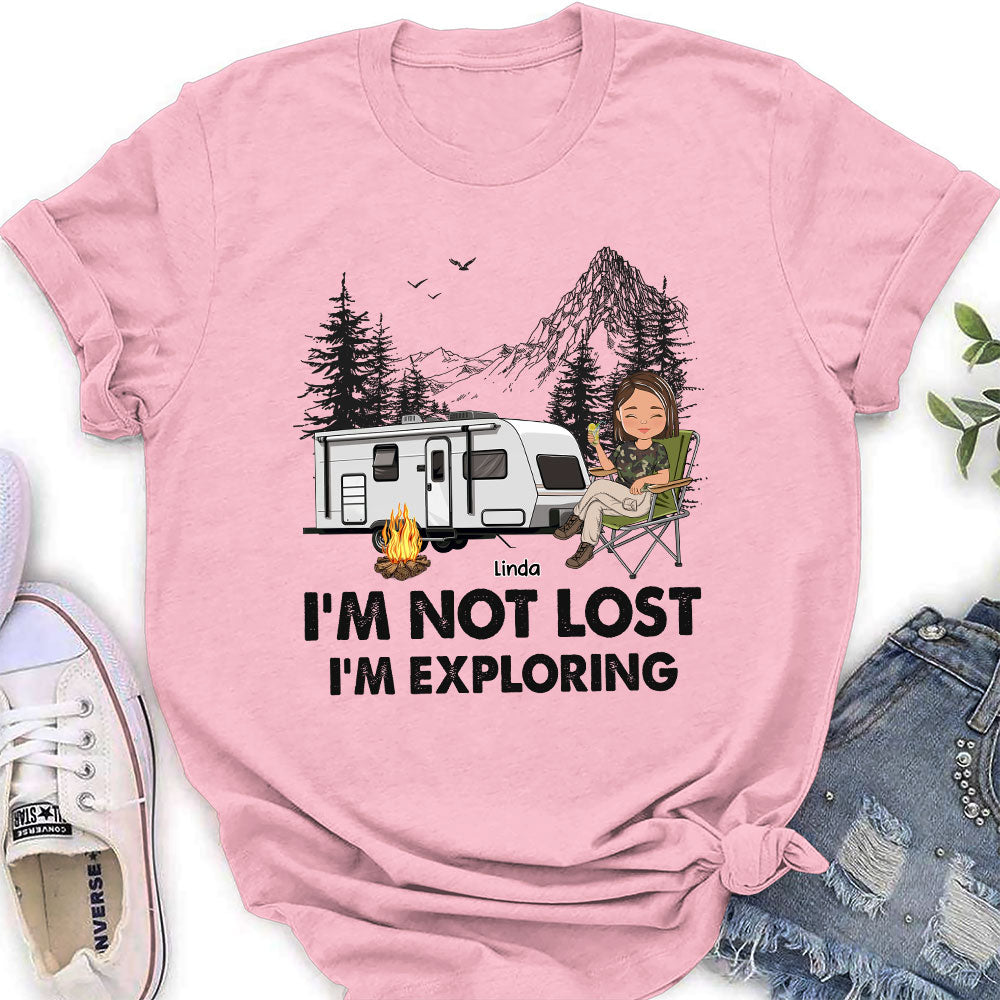 Custom Christmas & Birthday Keepsake Gift • Not Lost - Personalized Women's T-shirt