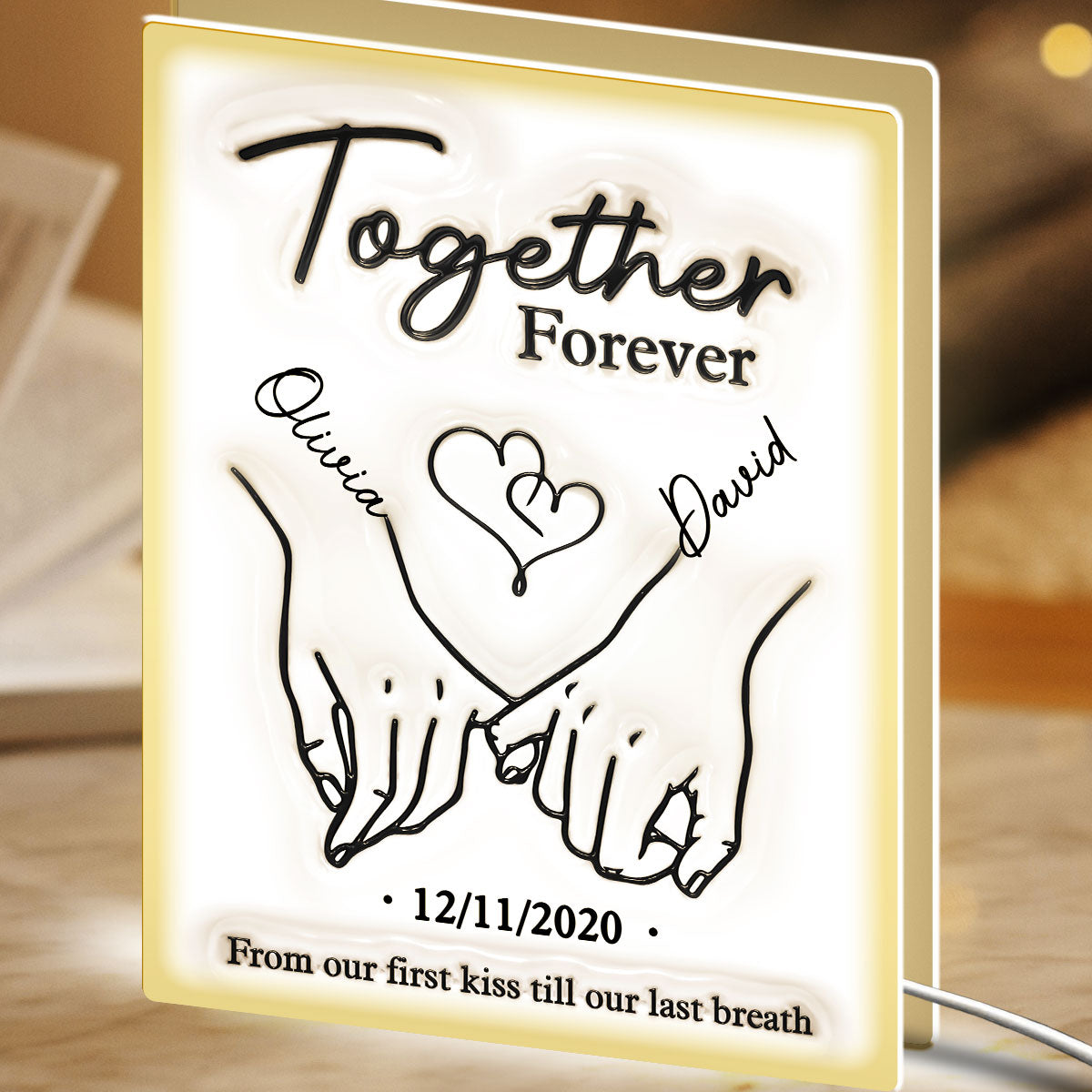Together Forever - Personalized Light Box