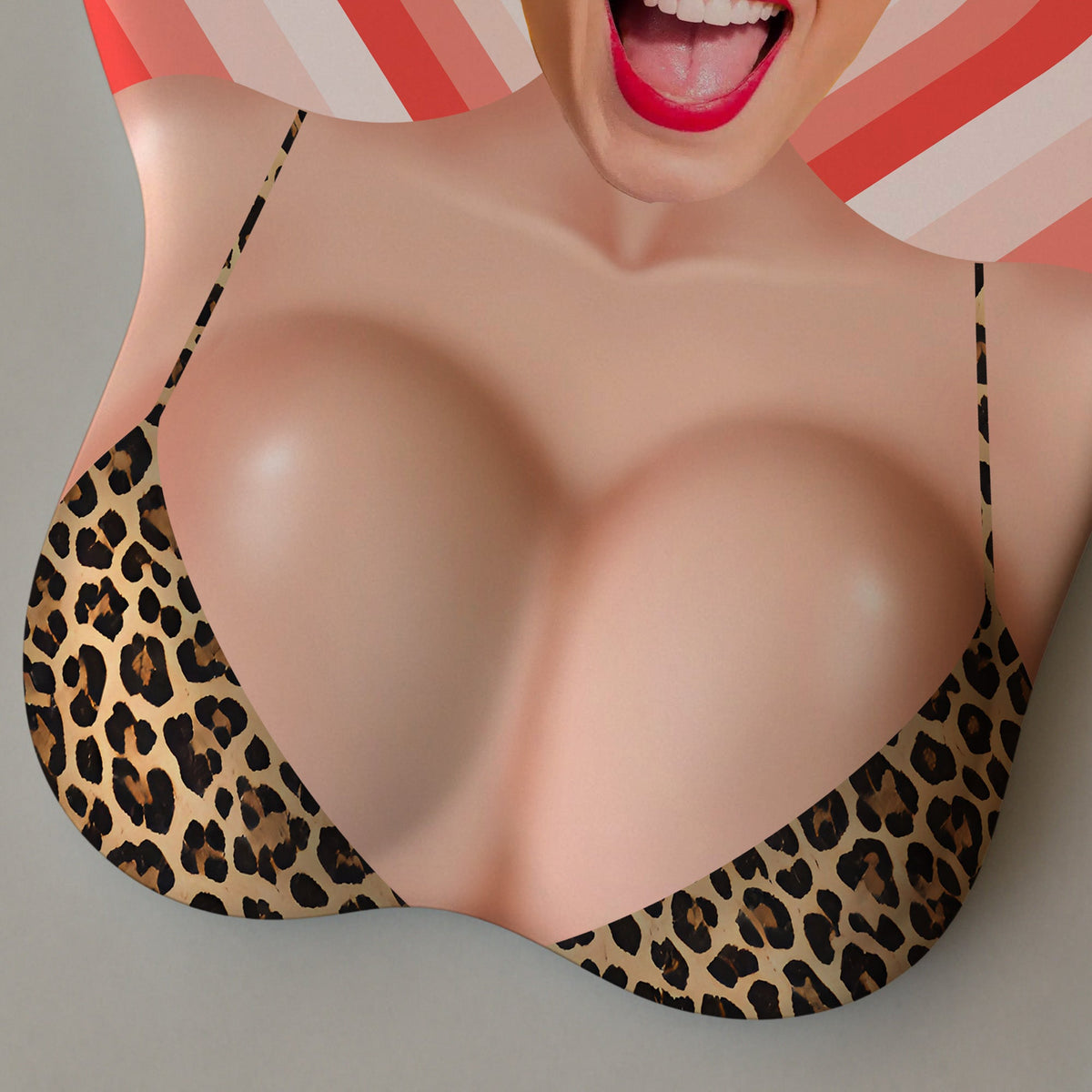 Funny Face Couple Coworker Troll - Personalized 3D Mouse Pad