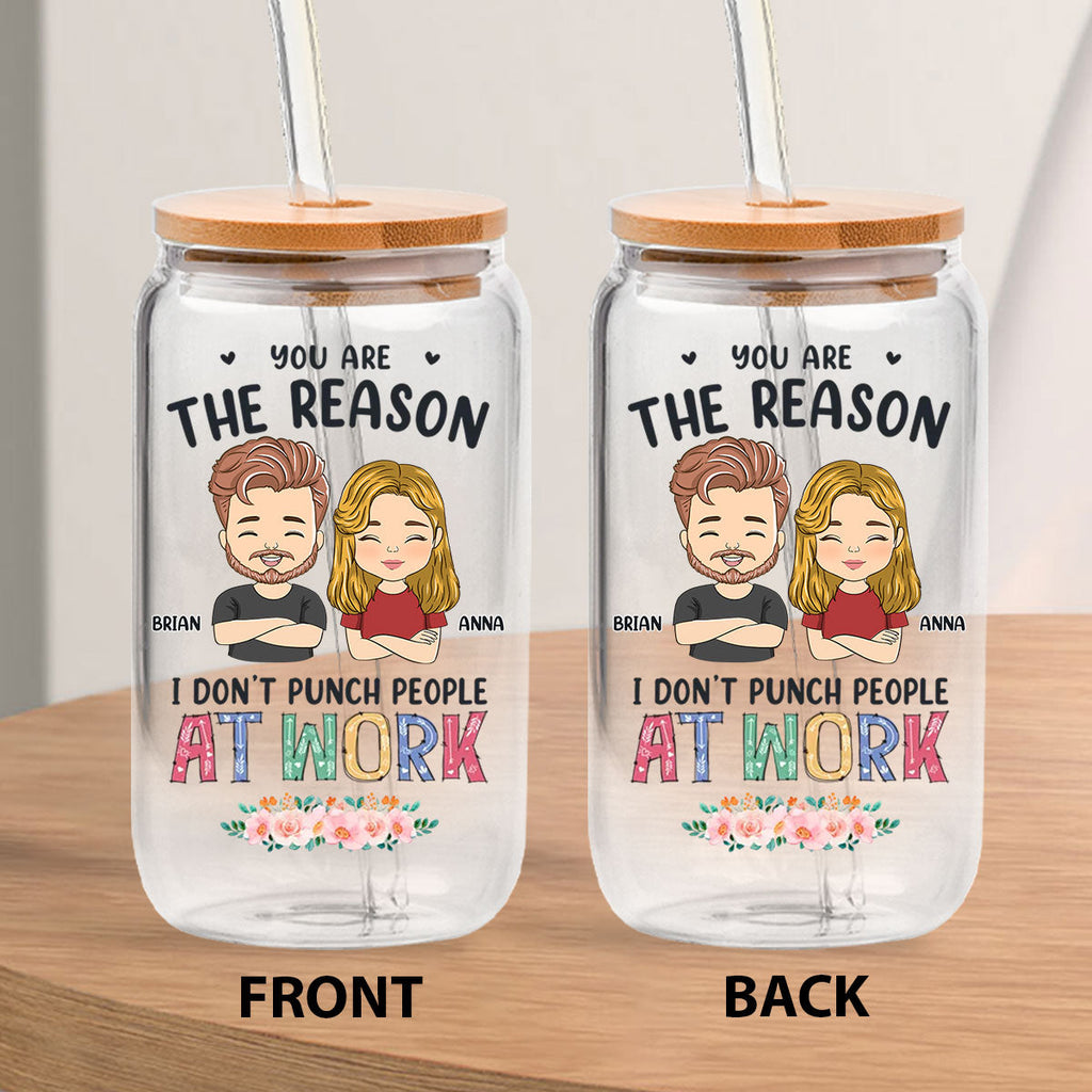 Thanks For Being My Unpaid Therapist - Personalized Glass Can