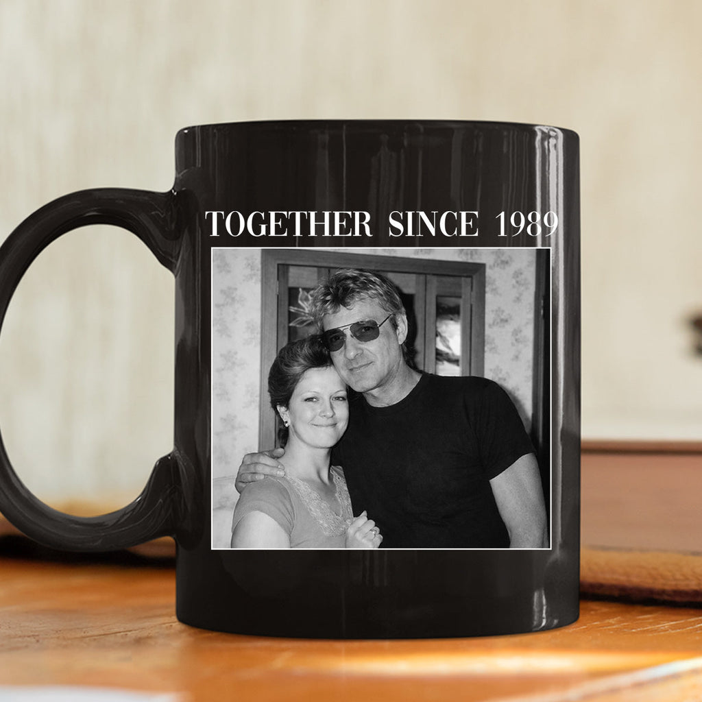 Custom Photo Anniversary Keepsake Gifts For Couple • Together Since Vintage - Personalized Coffee Mug