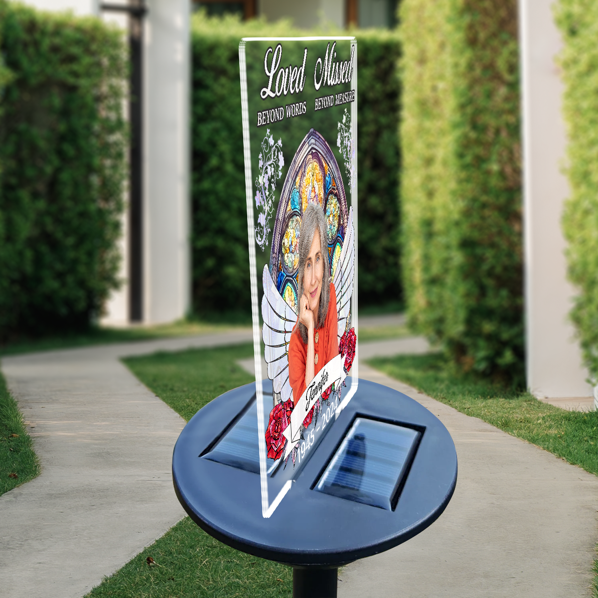 Loved Beyond The Words - Personalized Solar Light