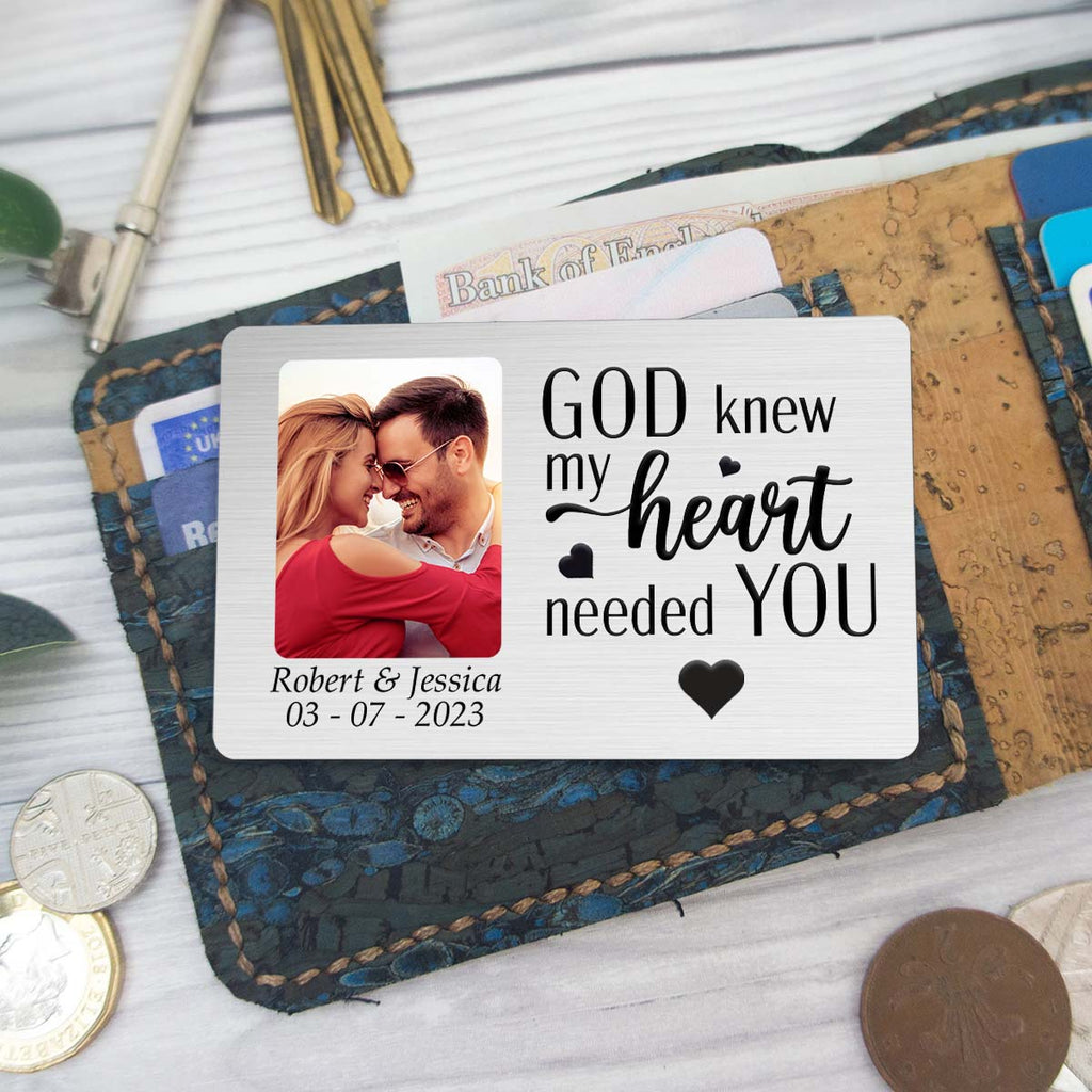 My Heart Needs You - Personalized Wallet Card