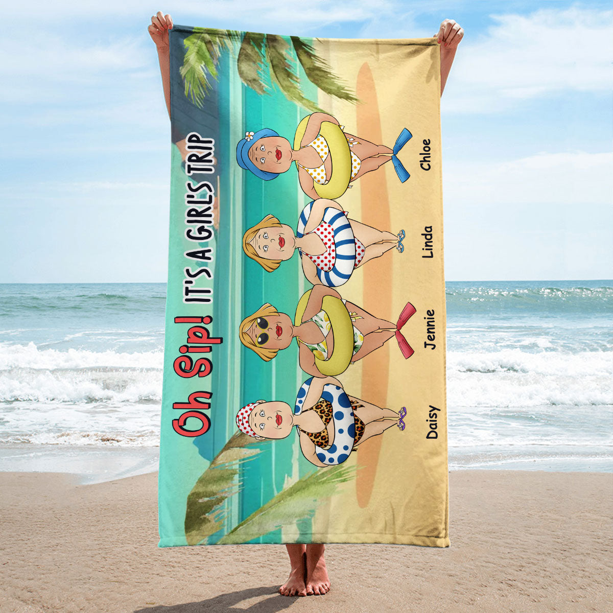 Cheaper Than Therapy - Personalized Beach Towel