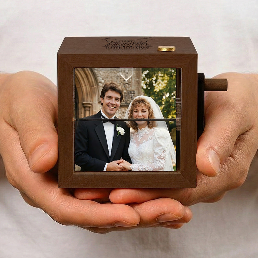 To My Husband Soulmate Best Friend - Personalized Photo Flipbook Animation Box