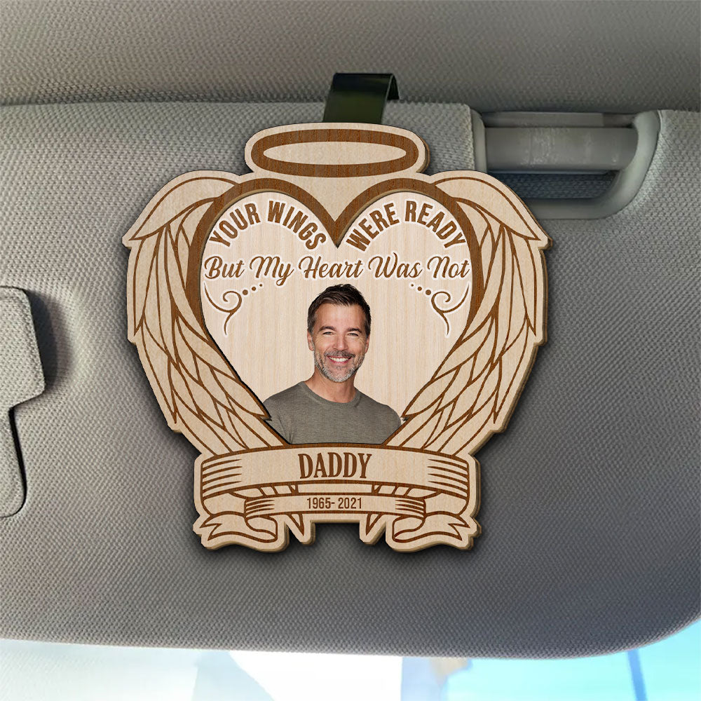 Forever In My Heart - Personalized Car Visor Clip