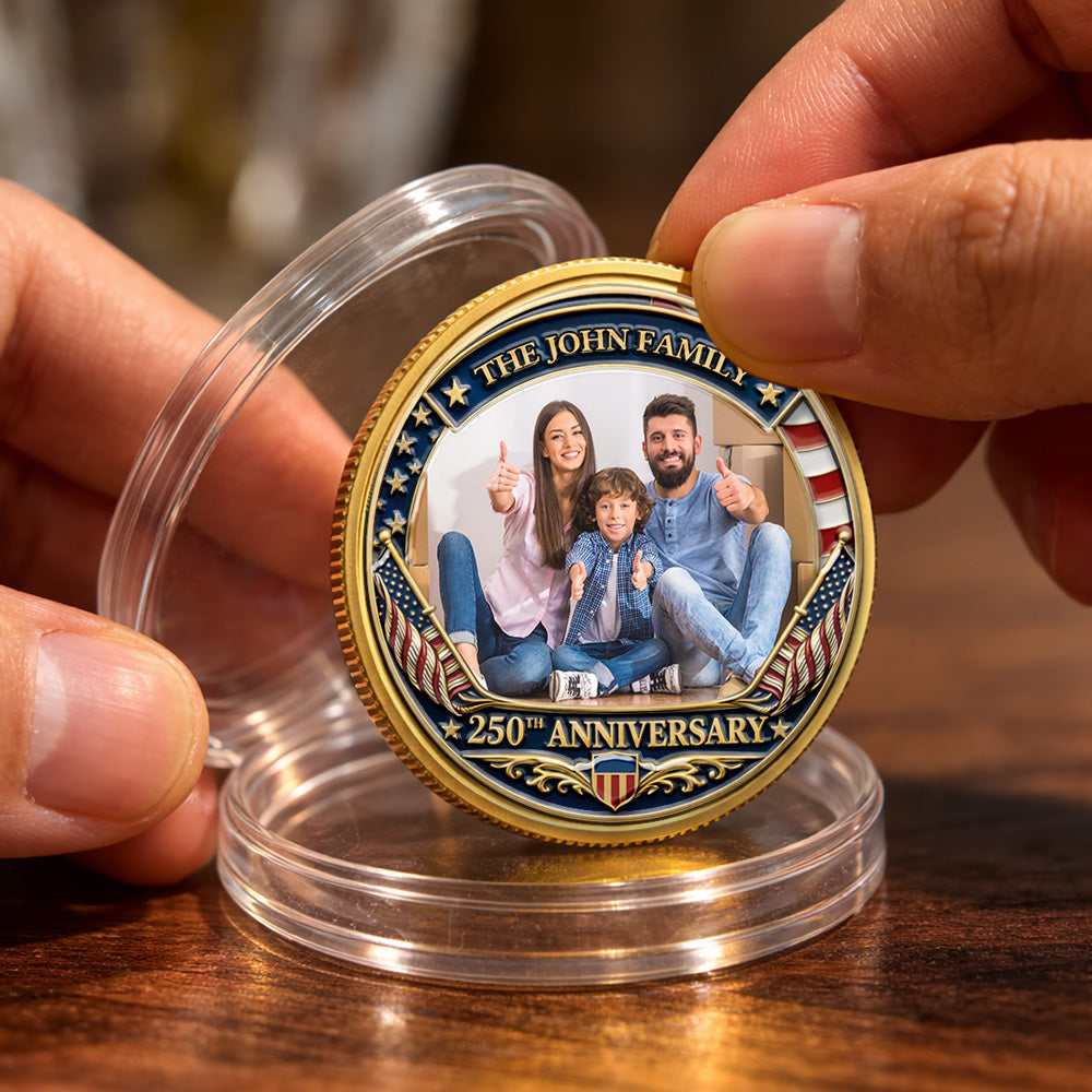 Family Love America - Personalized Commemorative Keepsake Coin