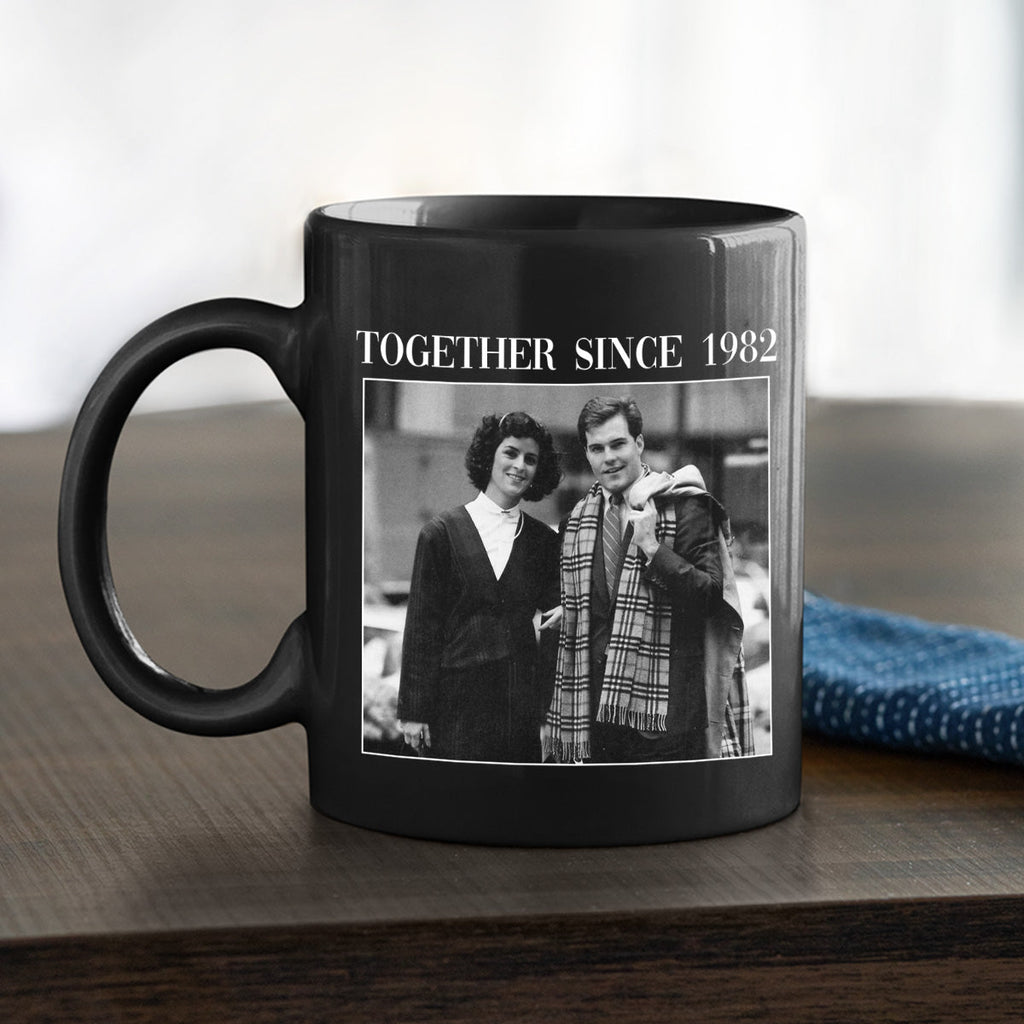 Custom Photo Anniversary Keepsake Gifts For Couple • Together Since Vintage - Personalized Coffee Mug