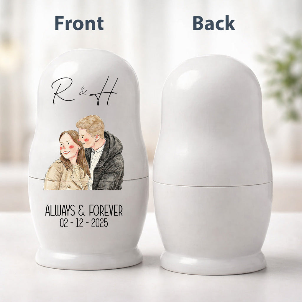 Always And Forever - Personalized Nesting Doll