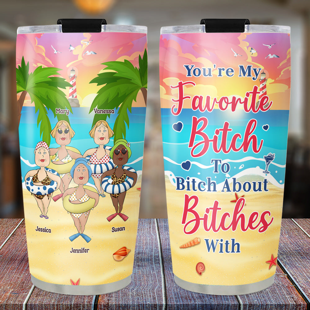 Custom Christmas Birthday Gifts For Best Friend • The Sisters We Choose For Ourselves - Personalized Tumbler