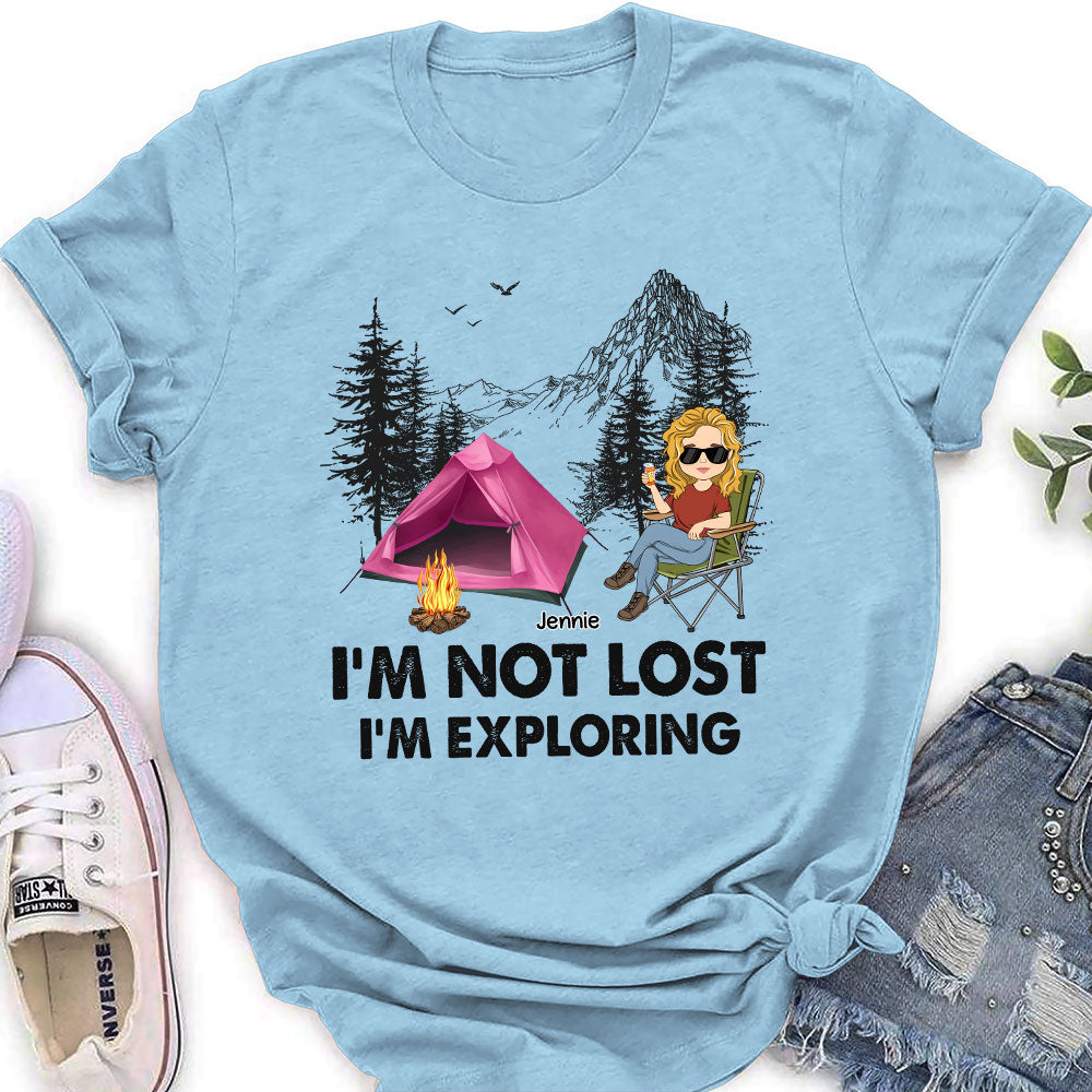 Custom Christmas & Birthday Keepsake Gift • Not Lost - Personalized Women's T-shirt