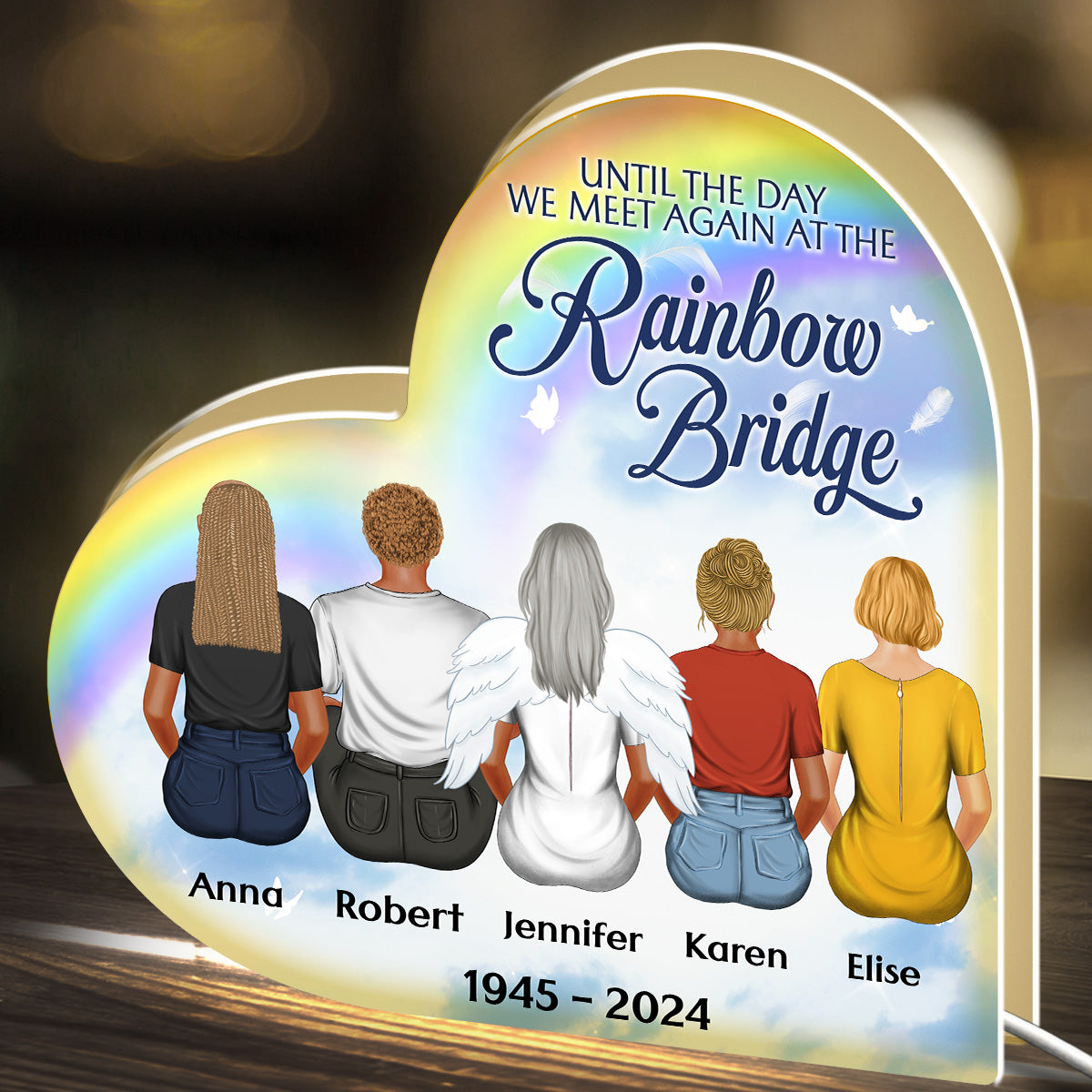 Rainbow Bridge - Personalized Light Box