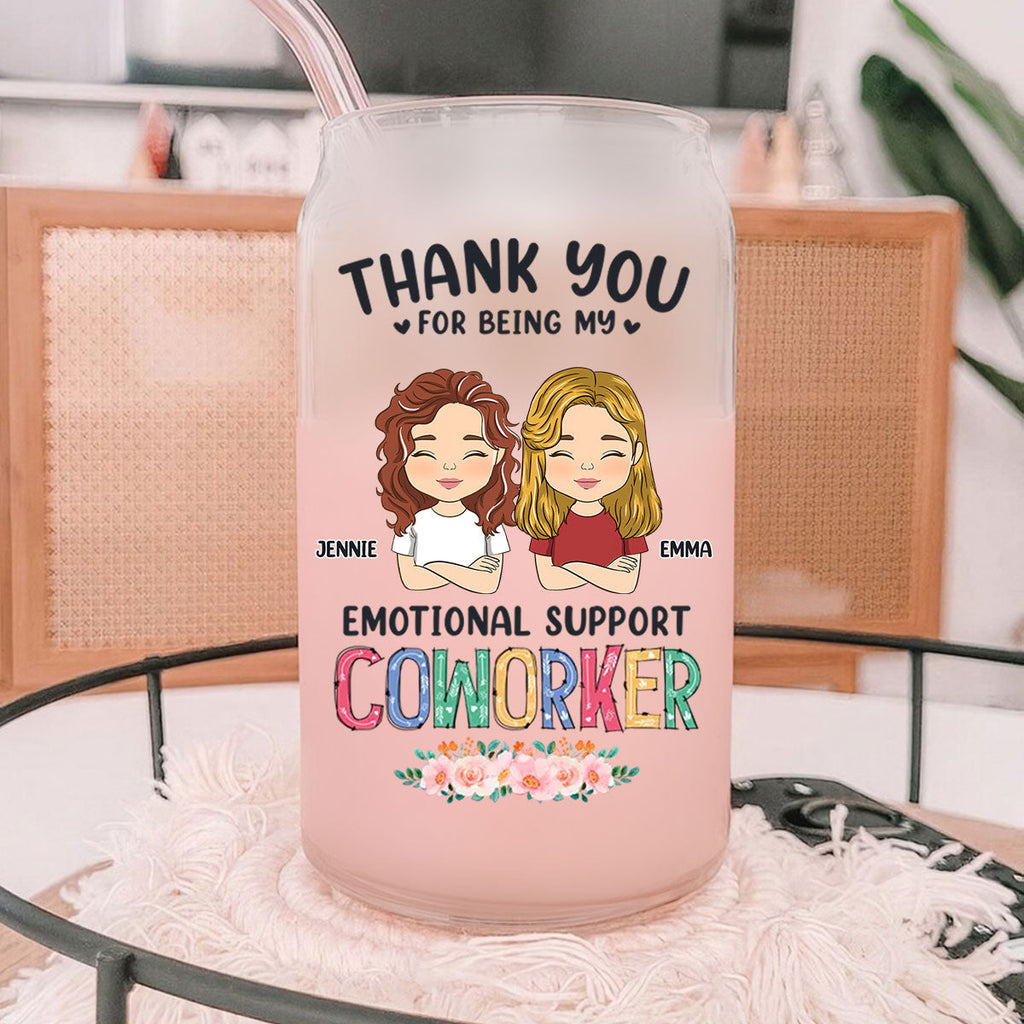 Thanks For Being My Unpaid Therapist - Personalized Glass Can