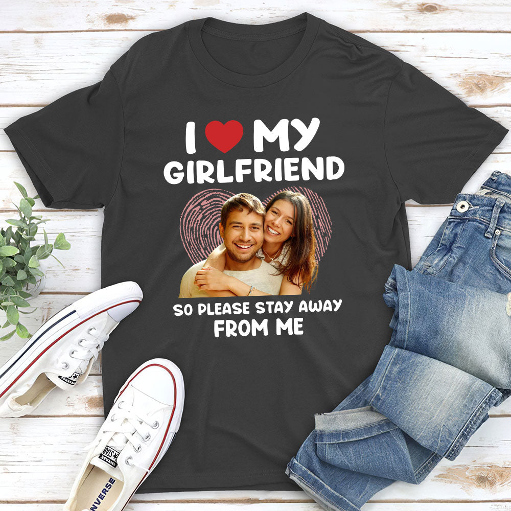 Custom Photo Christmas & Birthday Keepsake Gift • My Girlfriend - Personalized Unisex T-shirt
