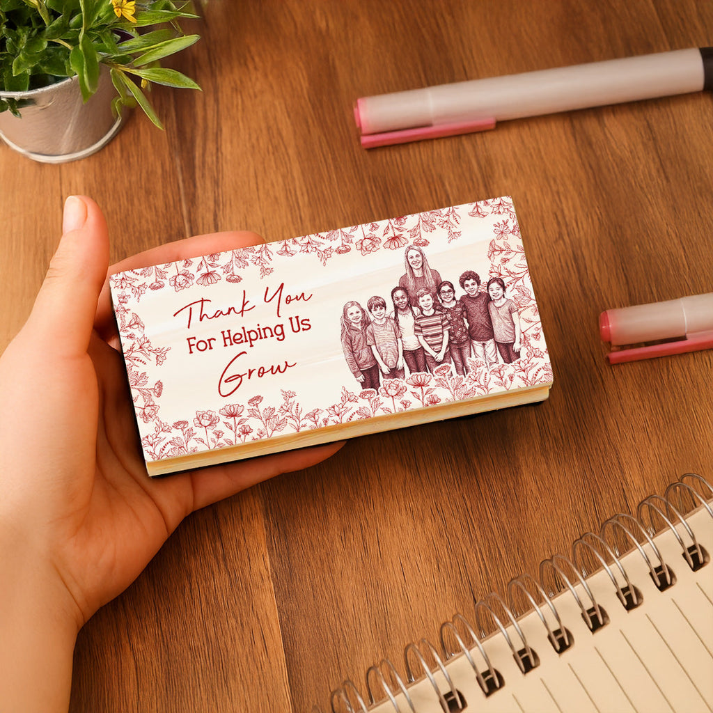 Thank You For Helping Me - Personalized Whiteboard Eraser
