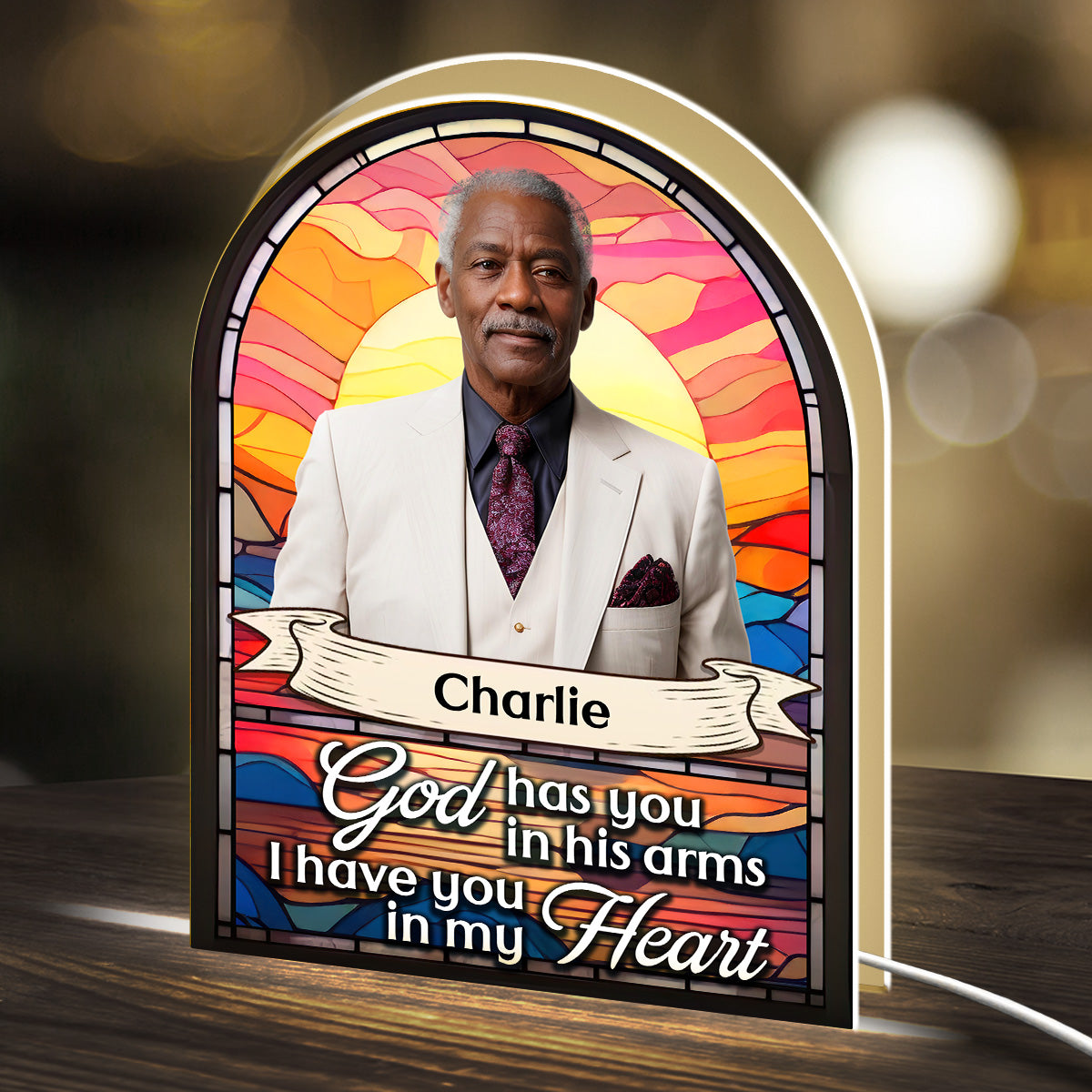 Shine In Our Hearts - Personalized Light Box