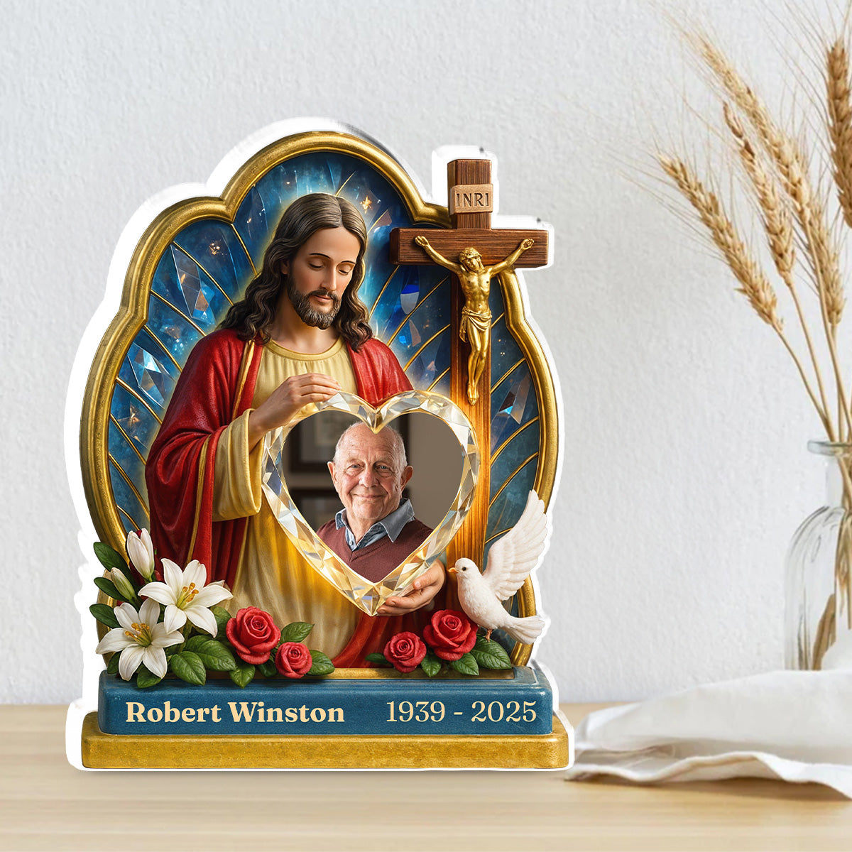 Custom Memorial Keepsake, Sympathy & Remembrance Gift • Guardian Of My Heart - Personalized Acrylic Plaque