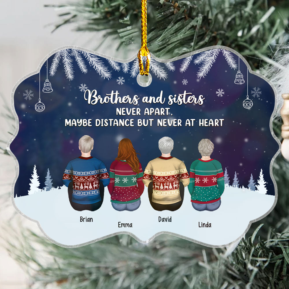 Custom Family Ornament, Christmas Gift for Family Members •  Greatest Blessings - Personalized Acrylic Ornament