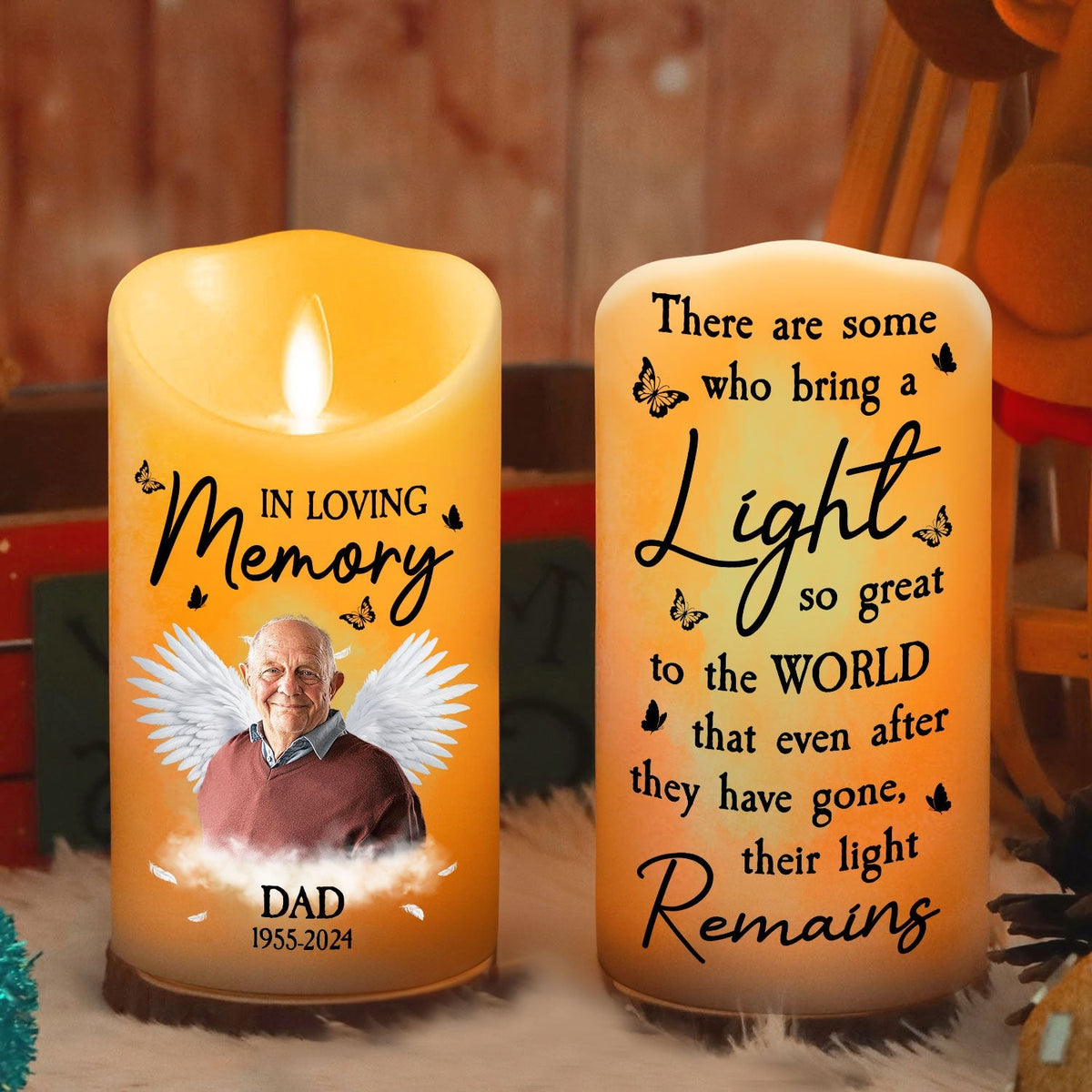 In Loving Memory - Personalized LED Candle