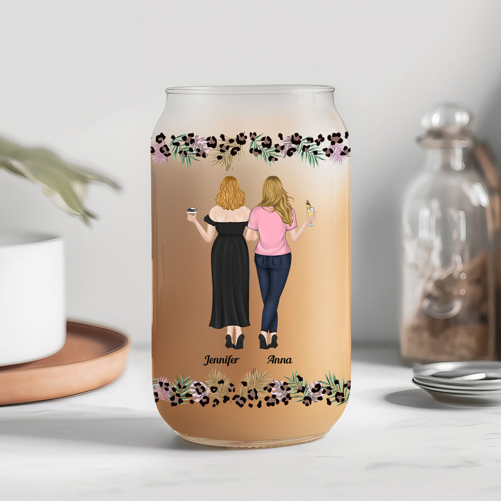 Badass Granddaughter - Personalized Glass Can