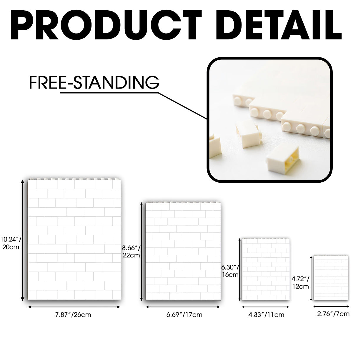 Every Journey Starts Together - Personalized Rectangle Building Brick Blocks