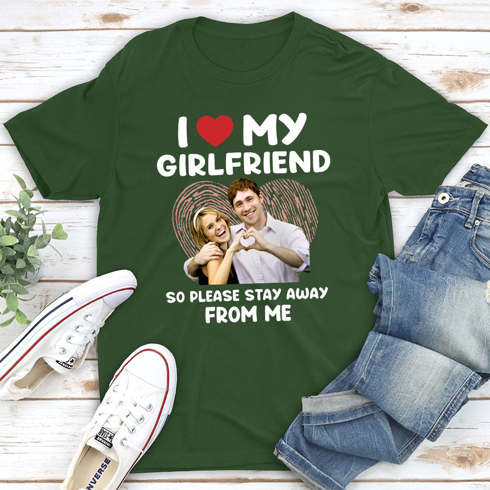 Custom Photo Christmas & Birthday Keepsake Gift • My Girlfriend - Personalized Unisex T-shirt