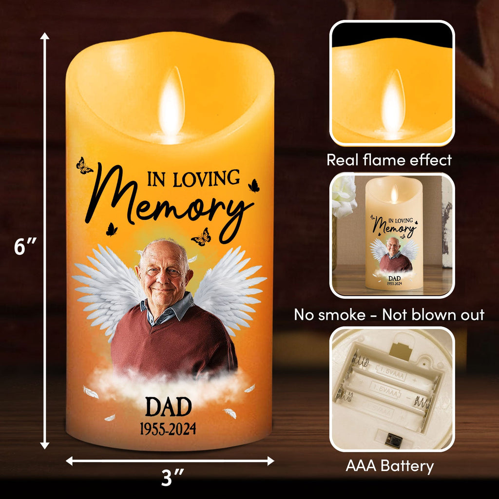 In Loving Memory - Personalized LED Candle