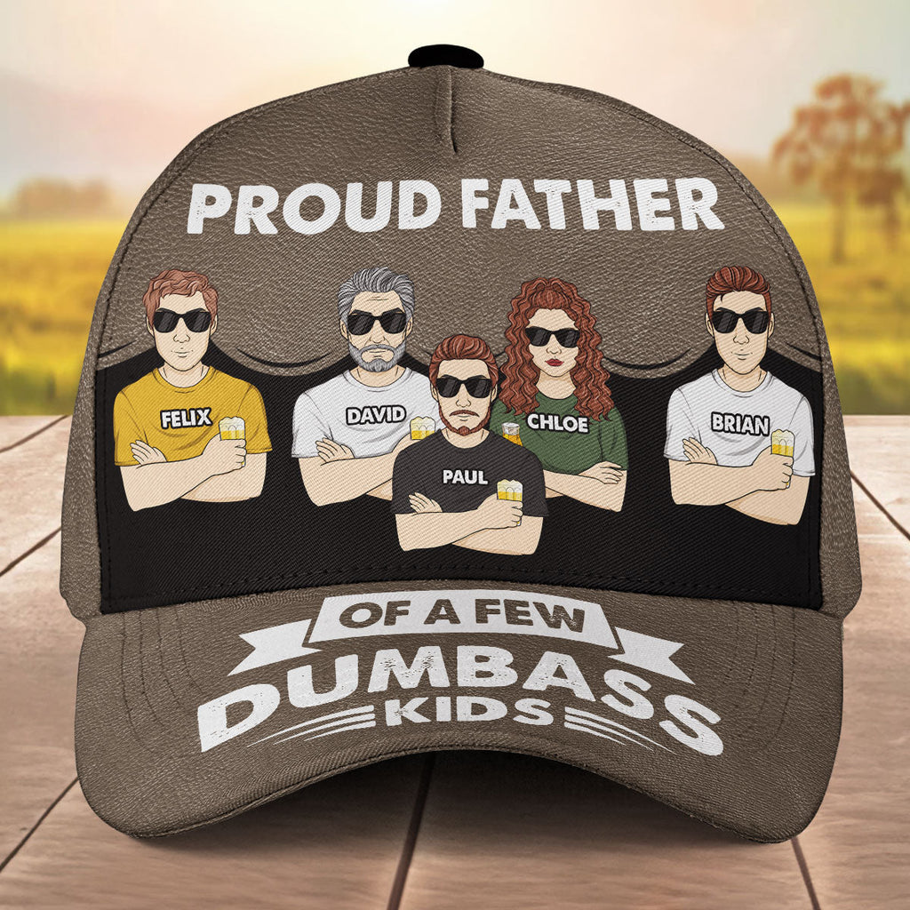 Proud Father - Personalized Classic Cap