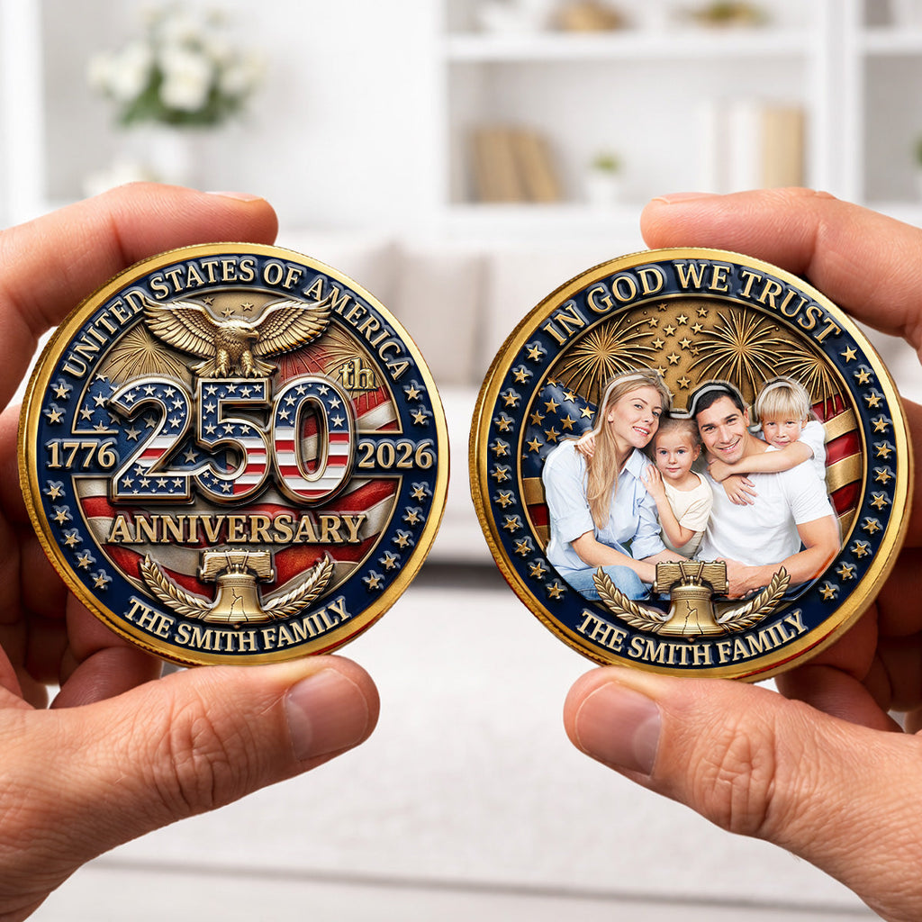 United States Of America 250th Anniversary - Personalized Commemorative Keepsake Coin