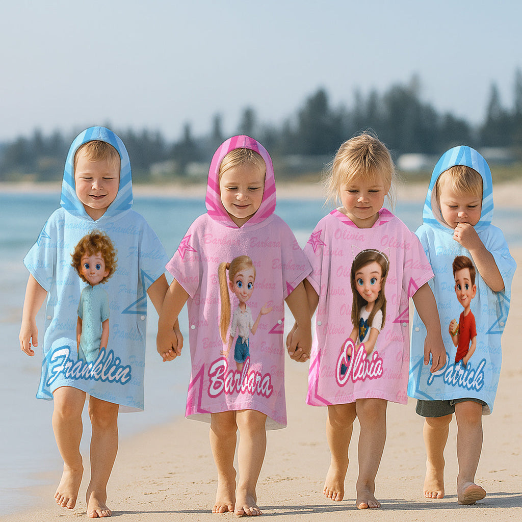Baby Doll - Personalized Hooded Beach Towel