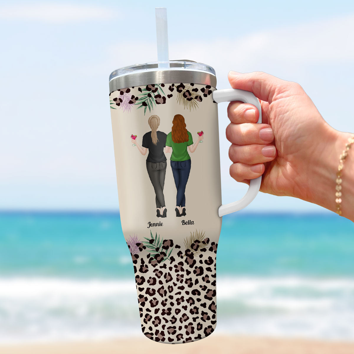 Custom Christmas Birthday Gifts For Daughter • To My Badass Daughter - Personalized 40 Oz Tumbler