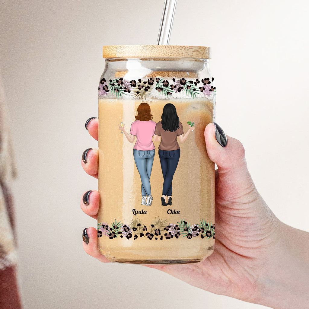 Badass Granddaughter - Personalized Glass Can