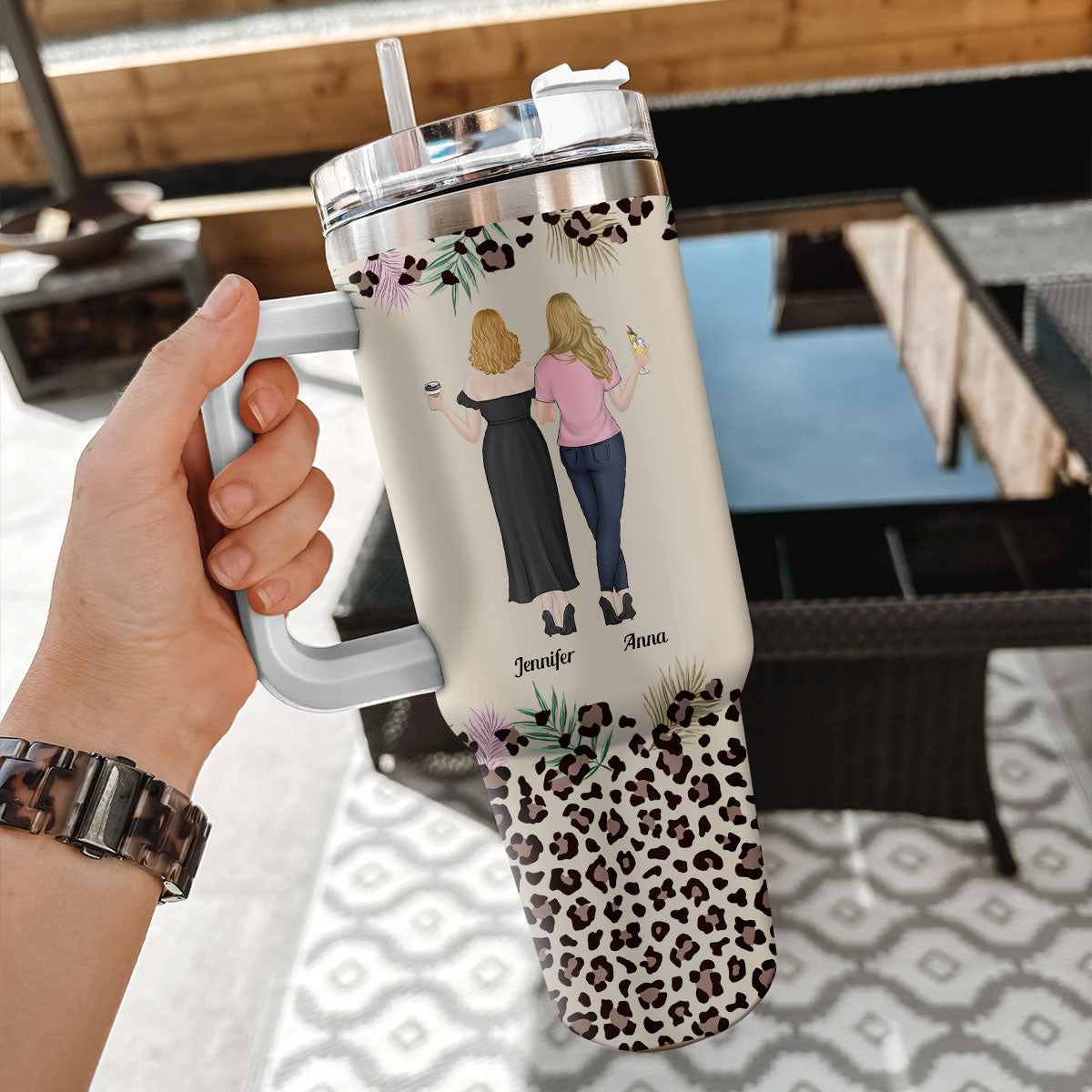 Custom Christmas Birthday Gifts For Daughter • To My Badass Daughter - Personalized 40 Oz Tumbler