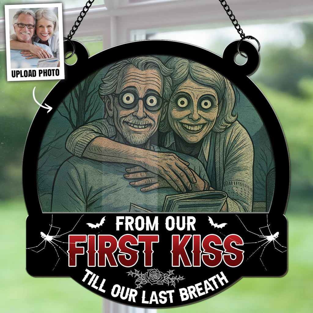 Till Our Last Breath Halloween - Personalized Suncatcher