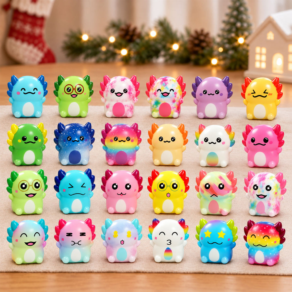 Axolotl Squishy Christmas Advent Calendar 2026, Christmas Gifts For Kids