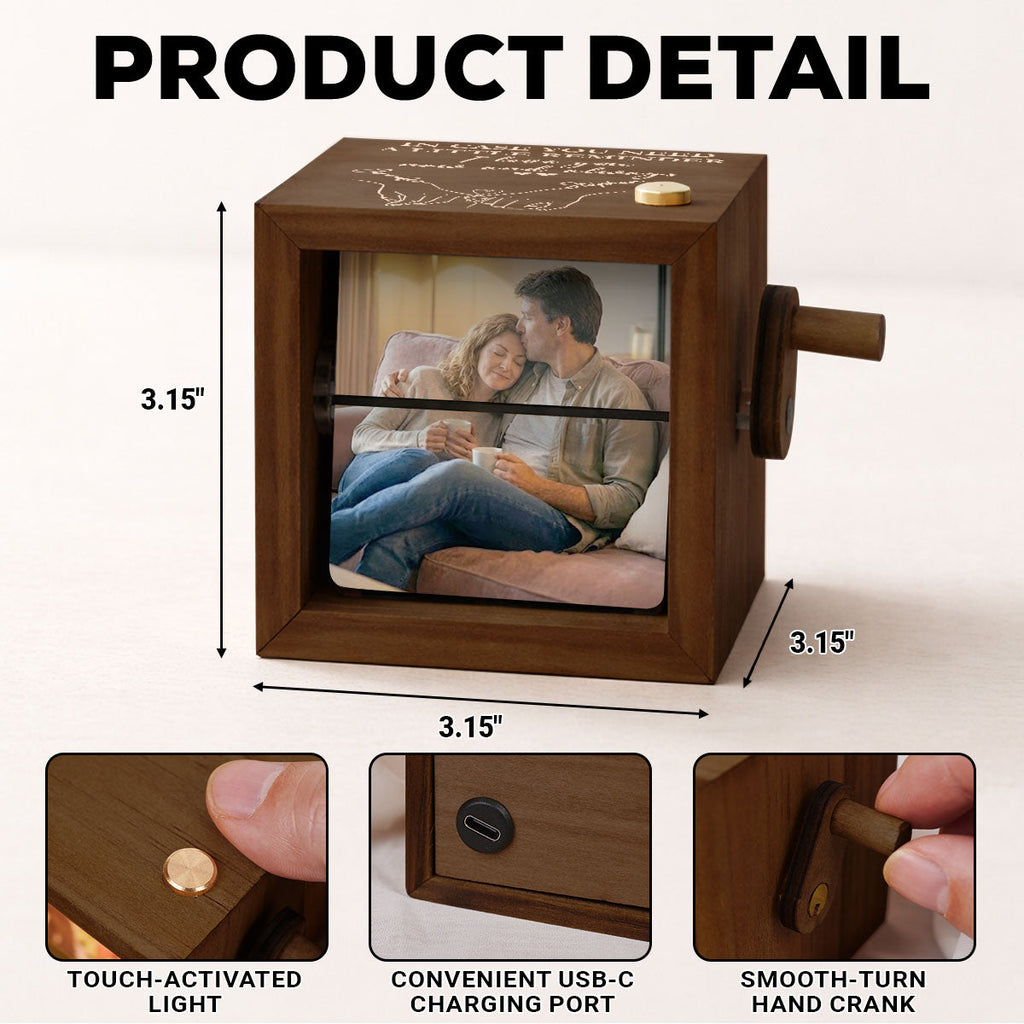 A Little Reminder - Personalized Photo Flipbook Animation Box