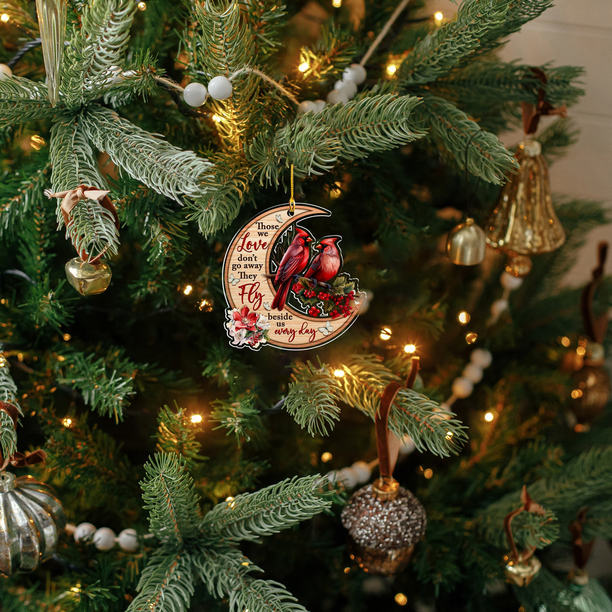 Custom Keepsake Christmas Ornament •  Fly Beside - Acrylic Ornament
