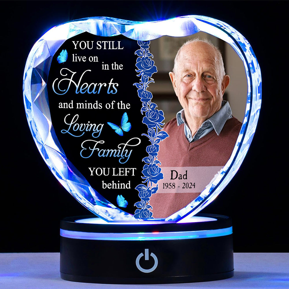 In The Hearts - Personalized Crystal Led Light
