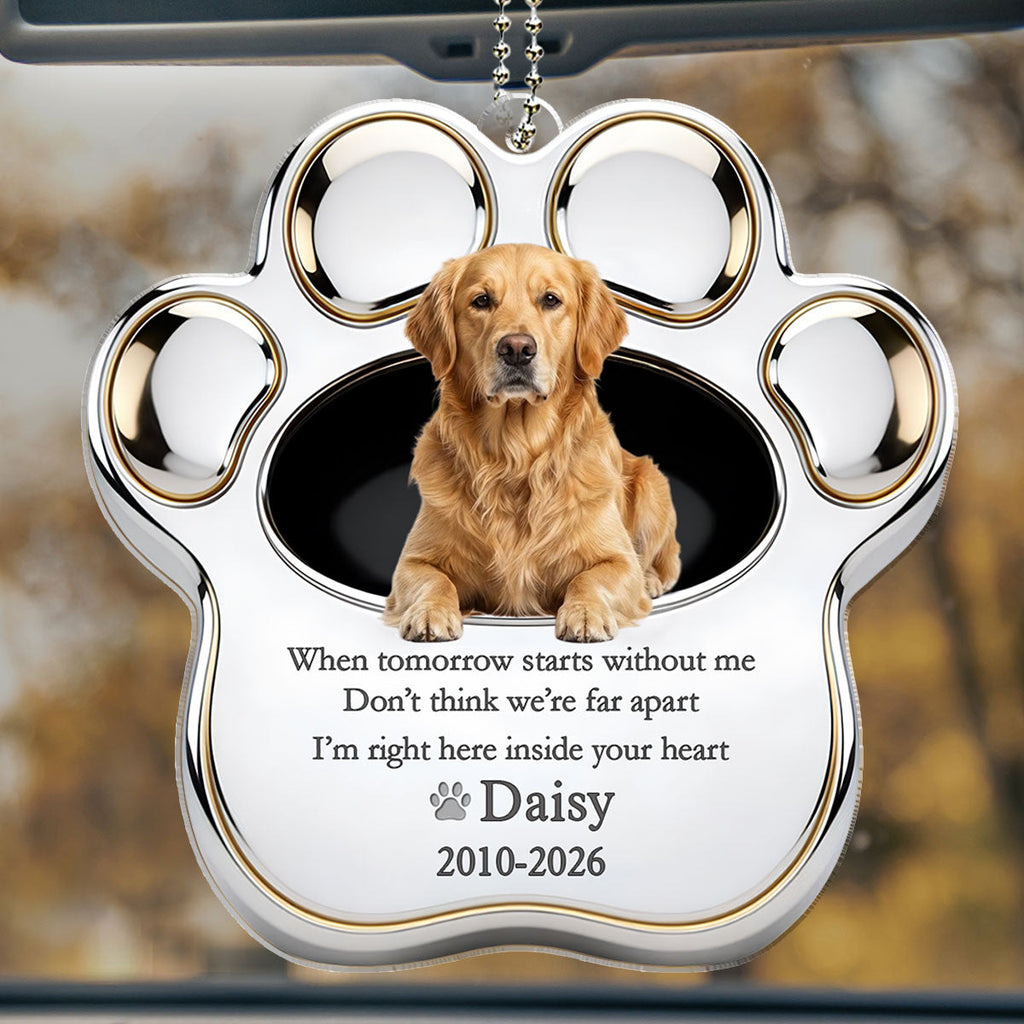 Still Here In Your Heart - Personalized Car Ornament