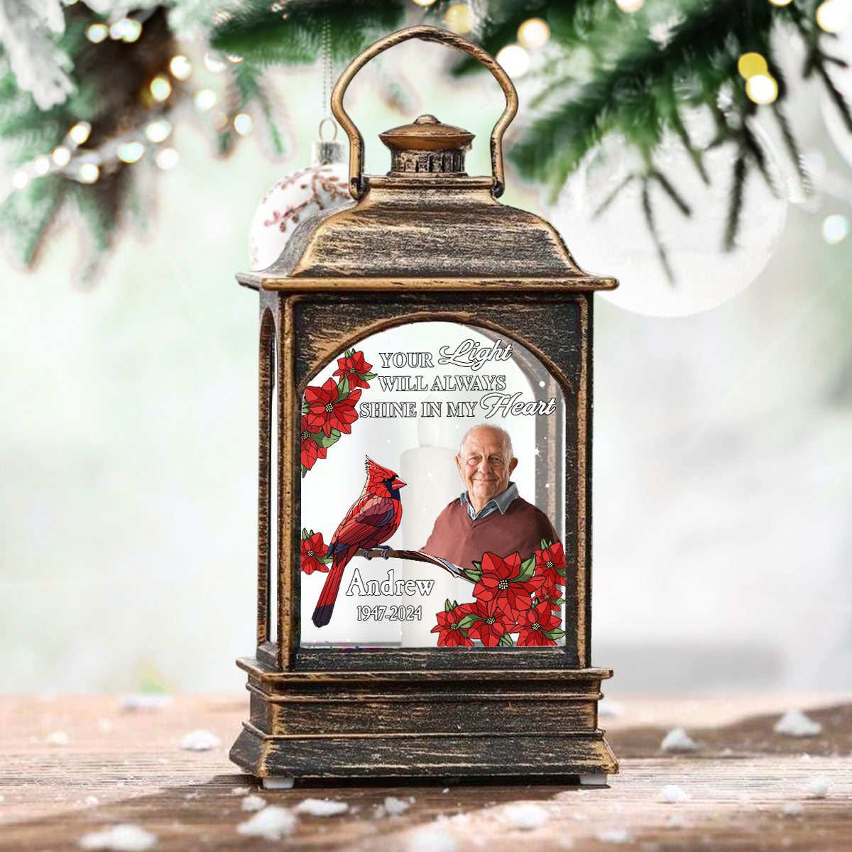 In My Heart - Personalized Christmas Wind Lamp