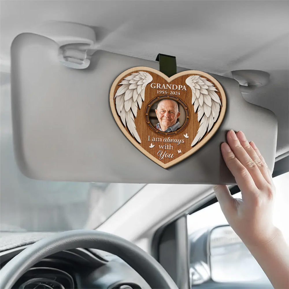 I Am Always With You Version 2 - Personalized Car Visor Clip