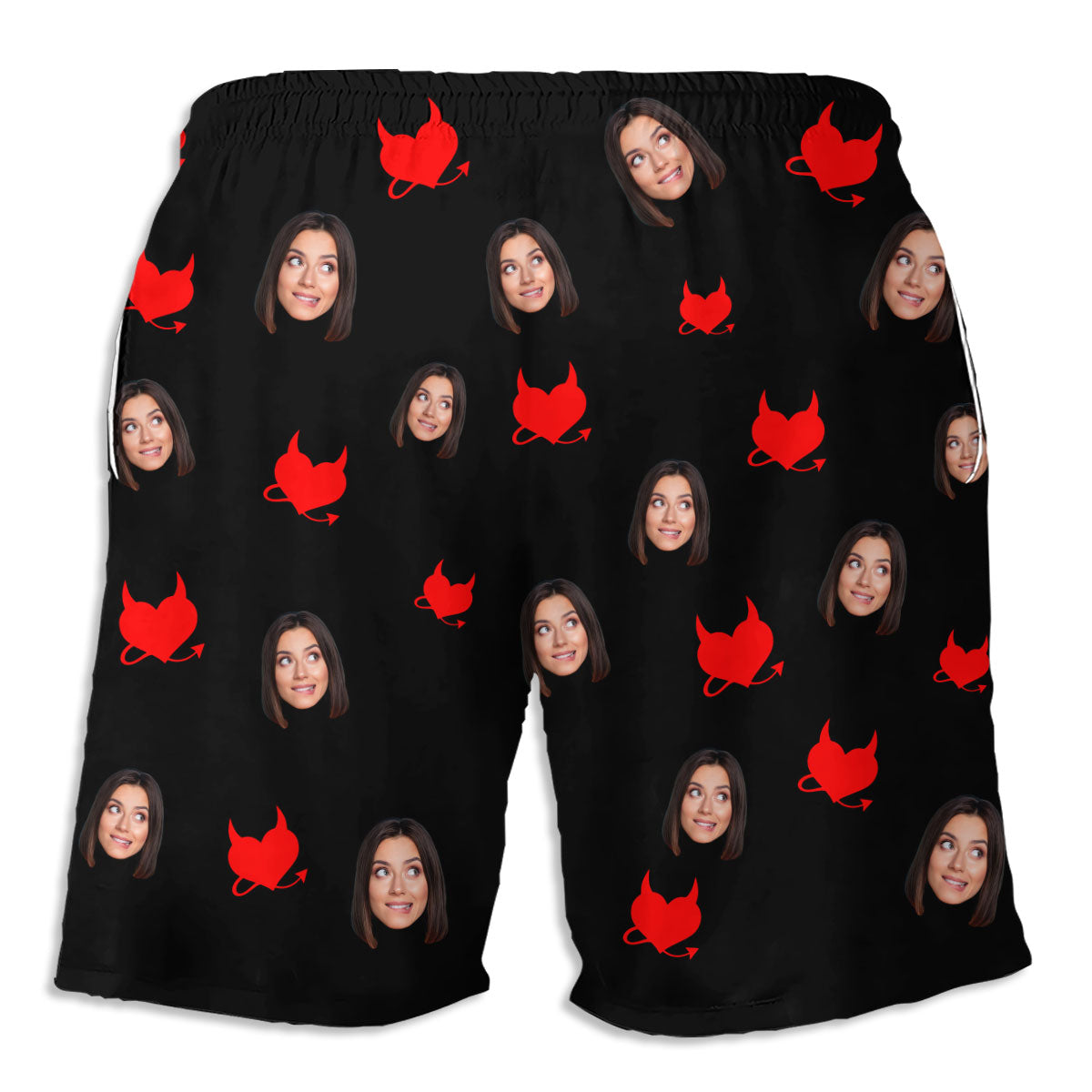 Custom Photo Funny Men's Swim Trunks, Birthday Summer Gift • Can Ride This - Personalized Beach Shorts