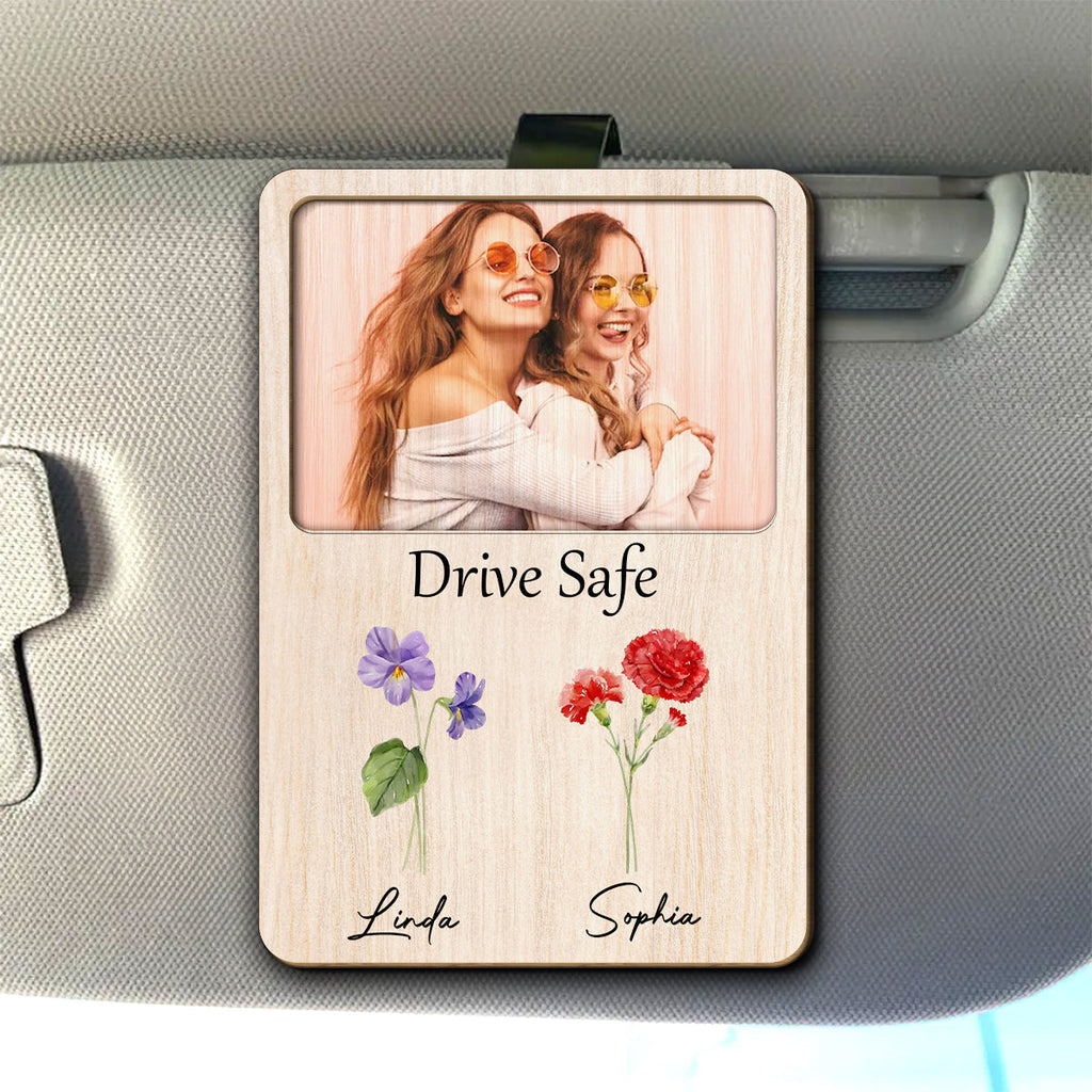 Bestie Drive Safe - Personalized Car Visor Clip