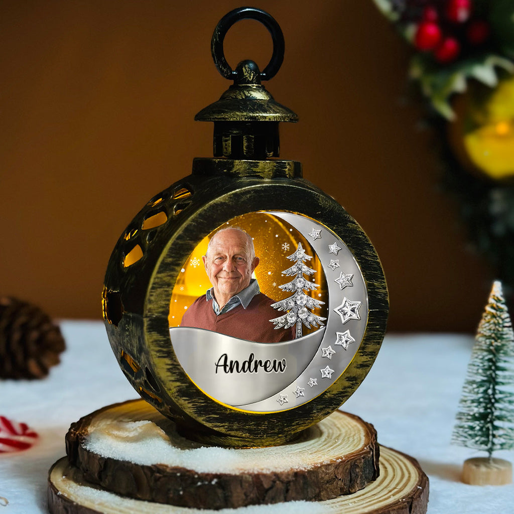 Custom Photo Memorial Christmas Night Light, Remembrance Gifts • Still With You - Personalized 3D Effect Christmas Lantern