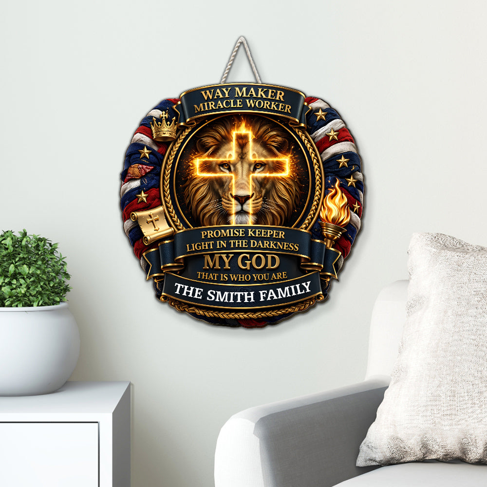 Custom Home & Wall Decor, Birthday & Christmas Gift • Miracle Worker - Personalized Wood Sign