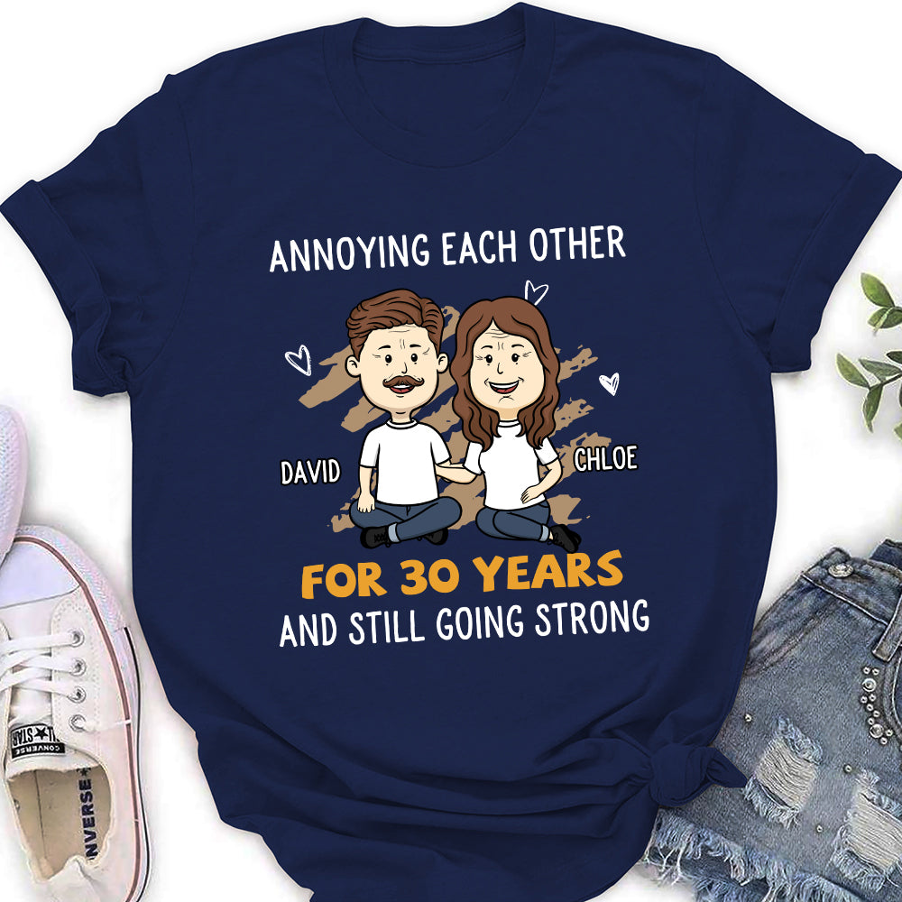 Custom Christmas Anniversary Keepsake Gifts For Wife • For Many Years - Personalized Women's T-shirt
