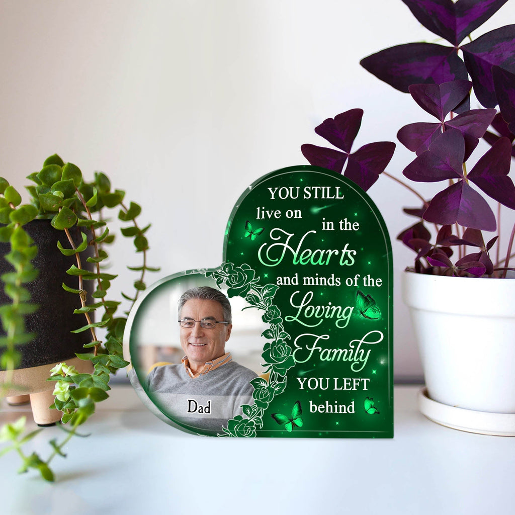 Custom Couple's Decor, Anniversary & Wedding Gift • Hearts And Minds - Personalized Acrylic Plaque